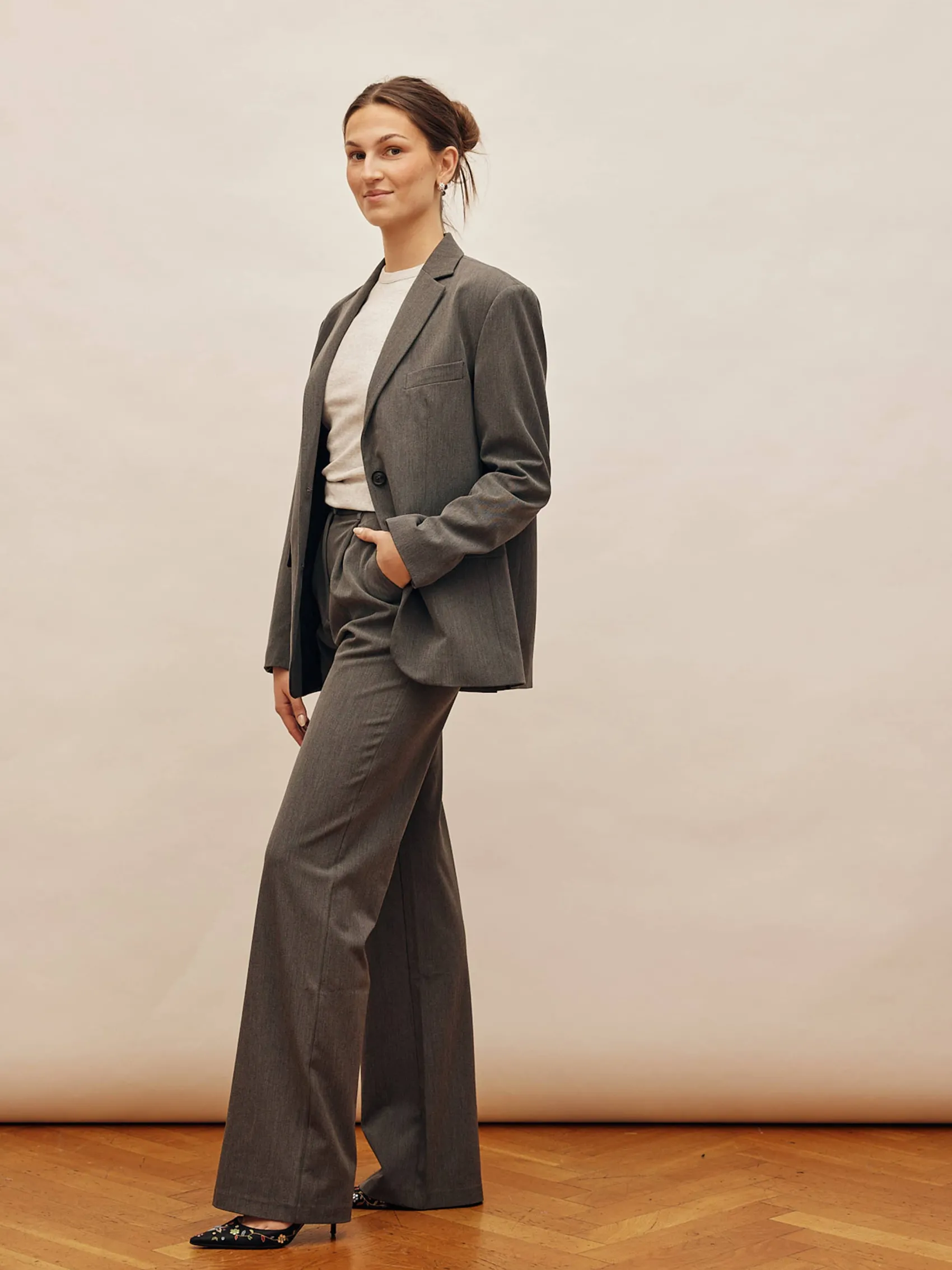 Sale Djerf Avenue Favorite Pants Grey - Tall