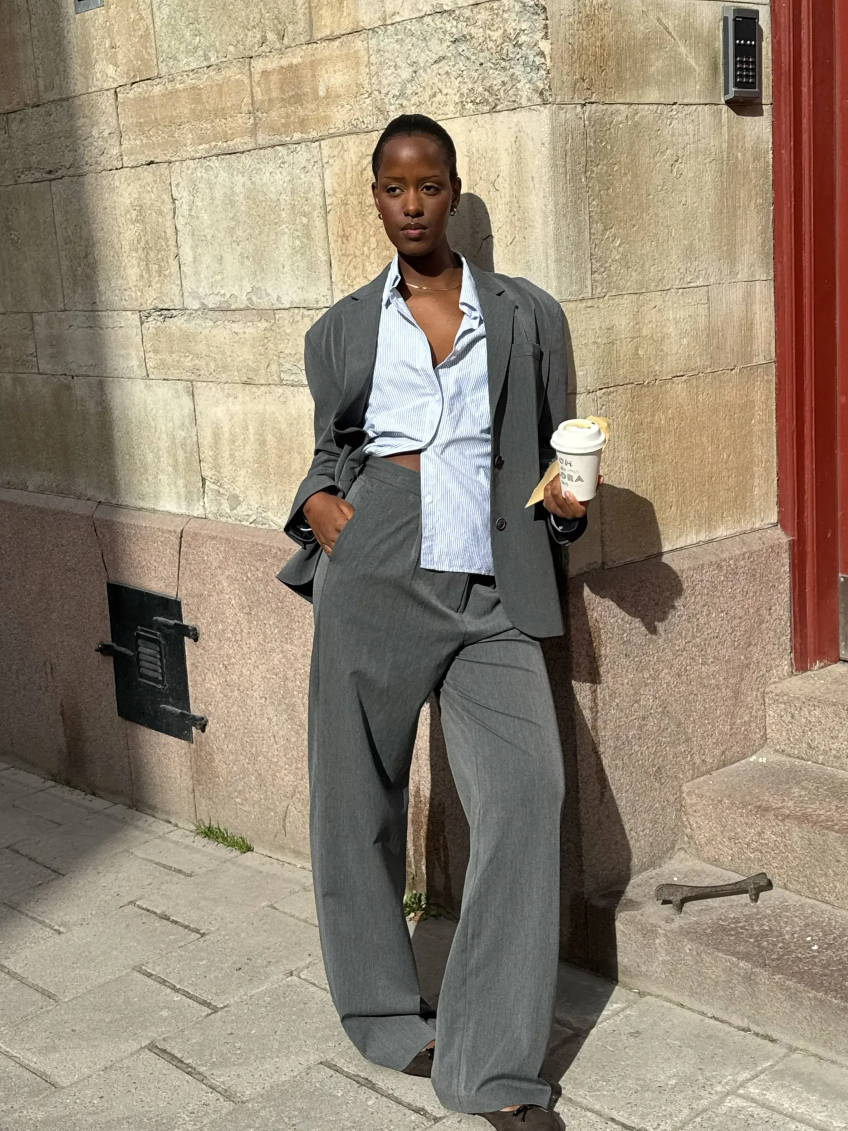 Sale Djerf Avenue Favorite Pants Grey - Tall