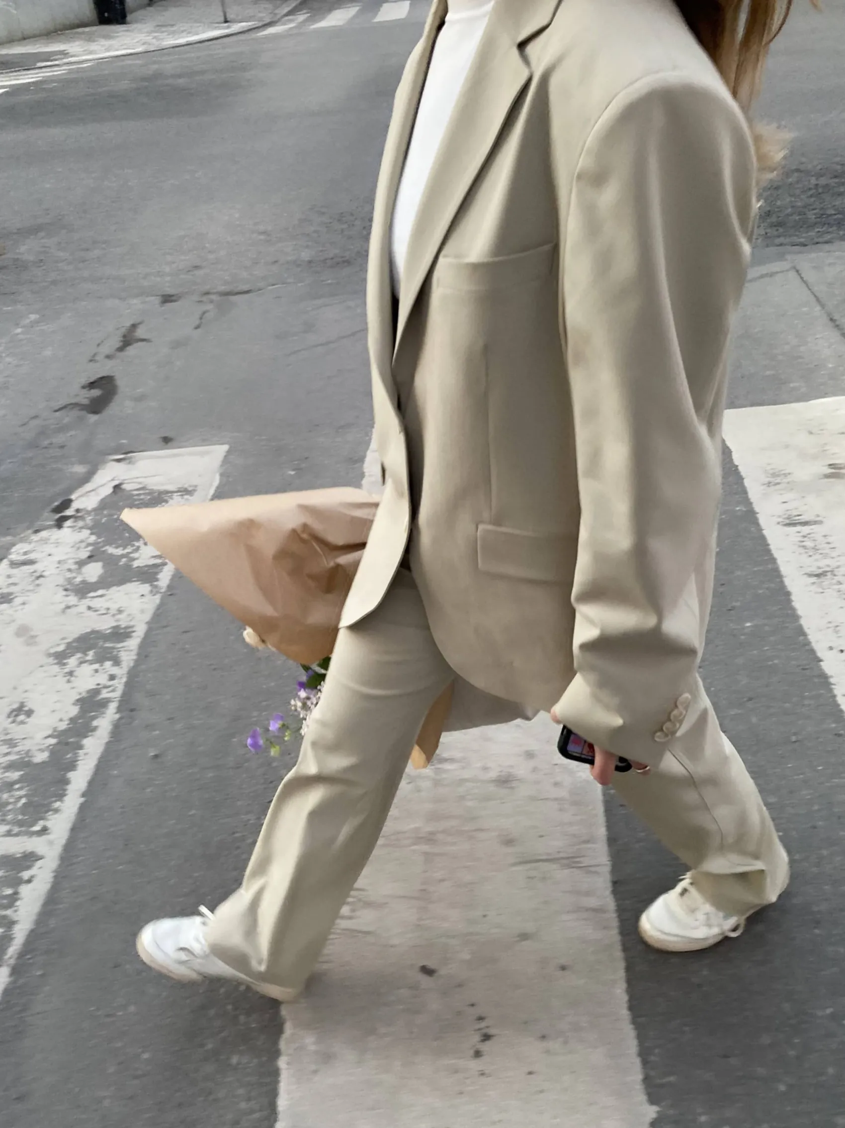 New Djerf Avenue First Choice Pants Greige