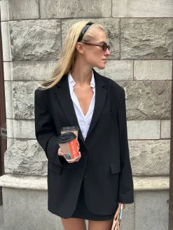 Discount Djerf Avenue Forever Blazer Black