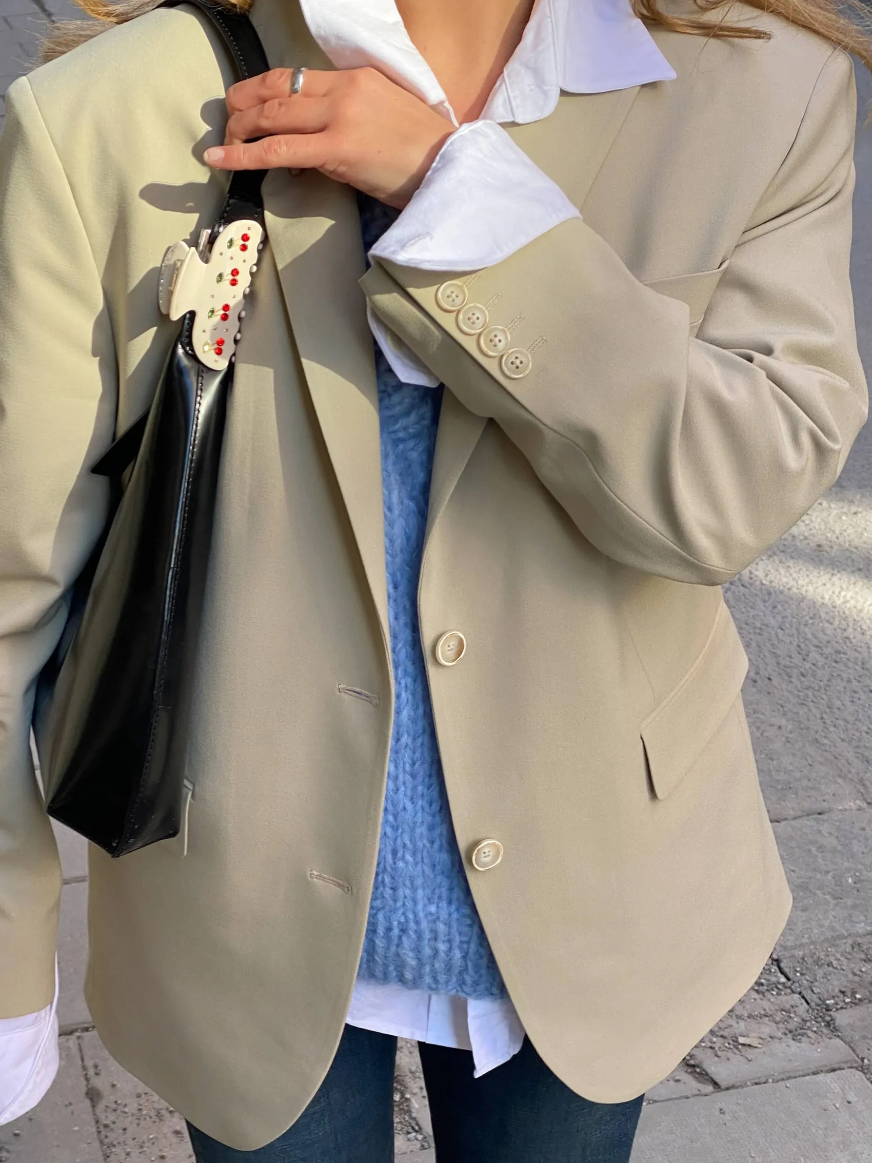 Discount Djerf Avenue Forever Blazer Greige