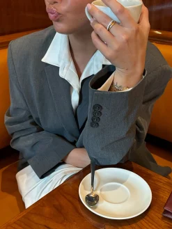 Hot Djerf Avenue Forever Blazer Grey