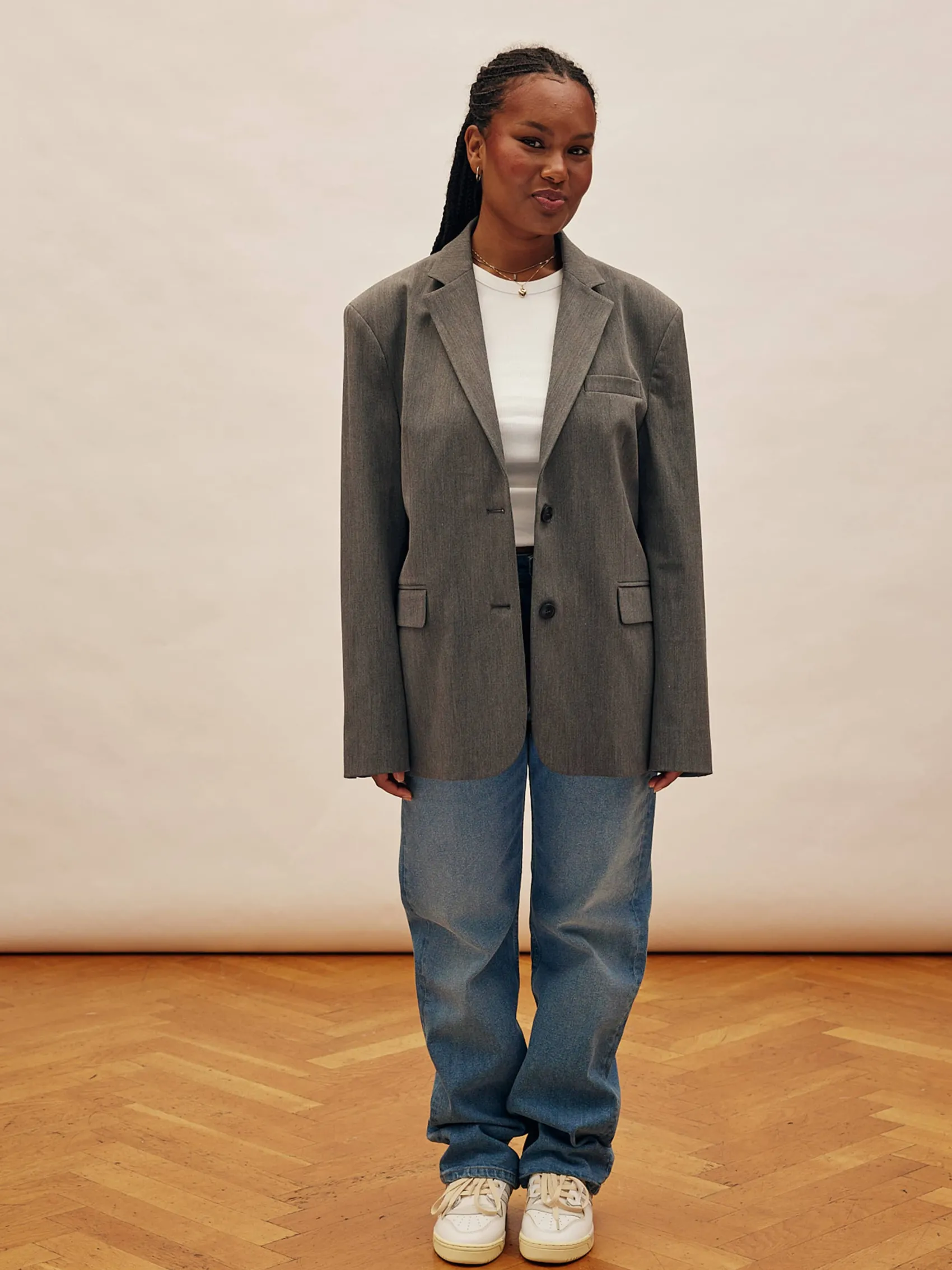 Hot Djerf Avenue Forever Blazer Grey