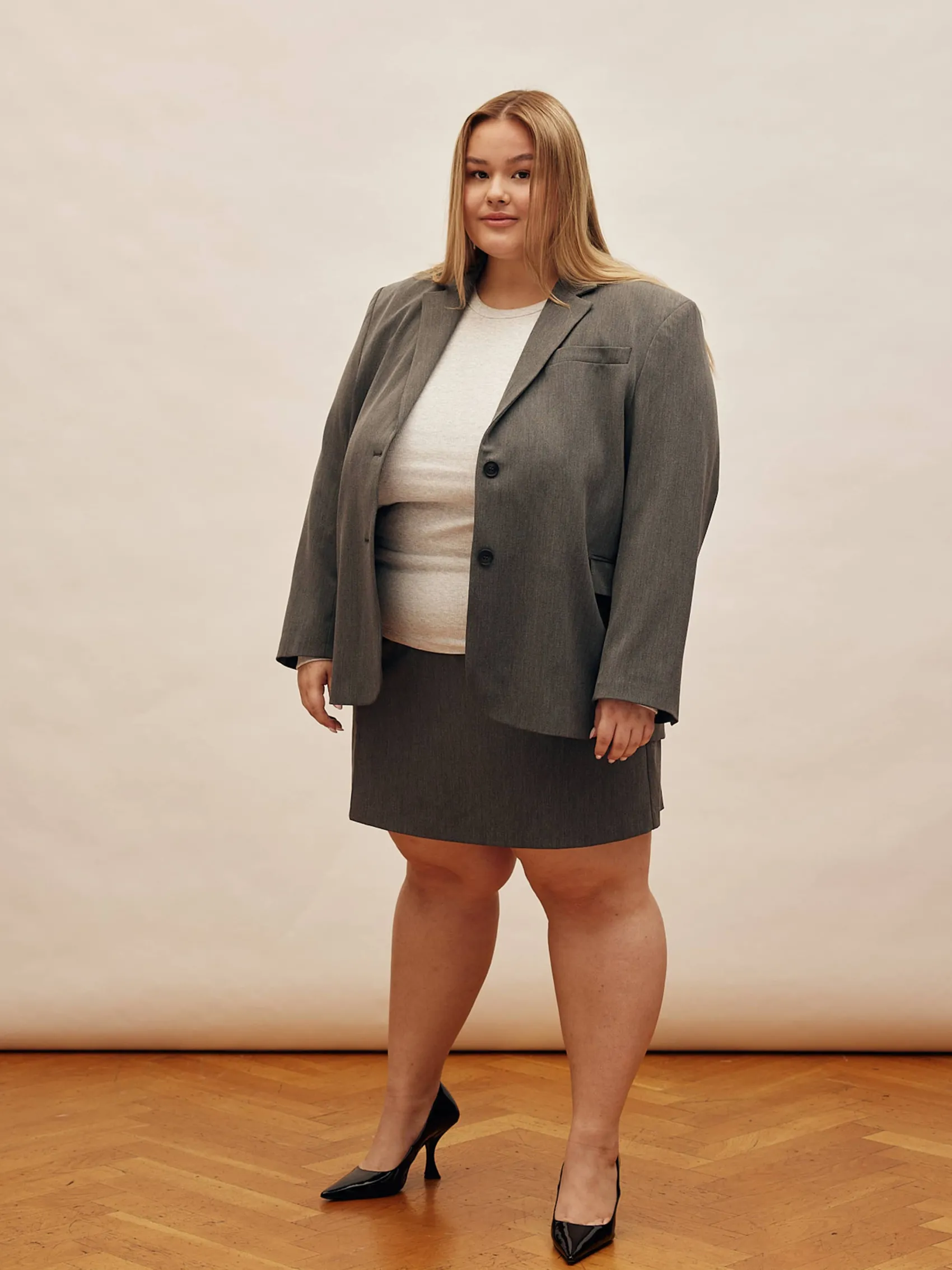 Hot Djerf Avenue Forever Blazer Grey