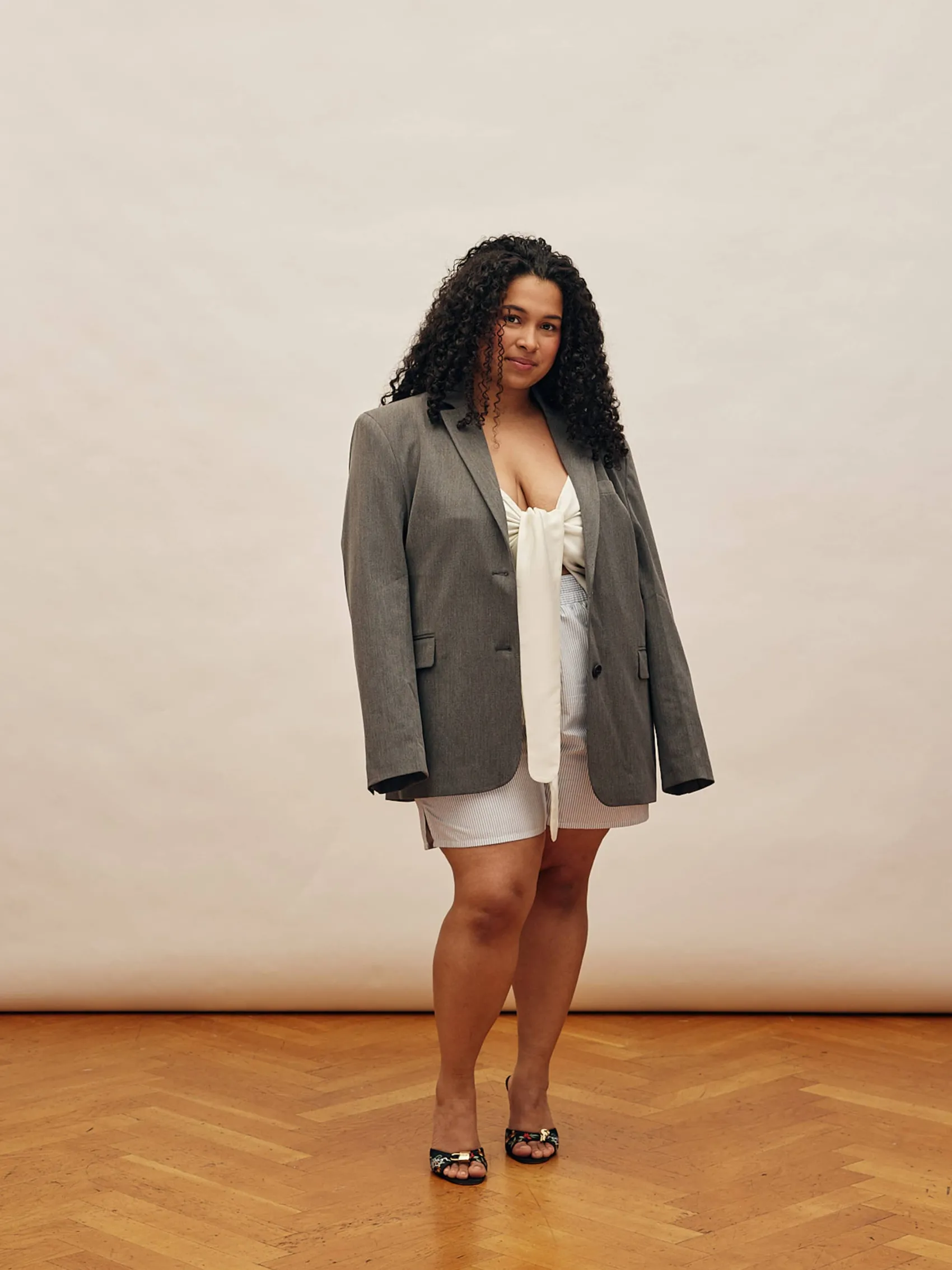 Hot Djerf Avenue Forever Blazer Grey