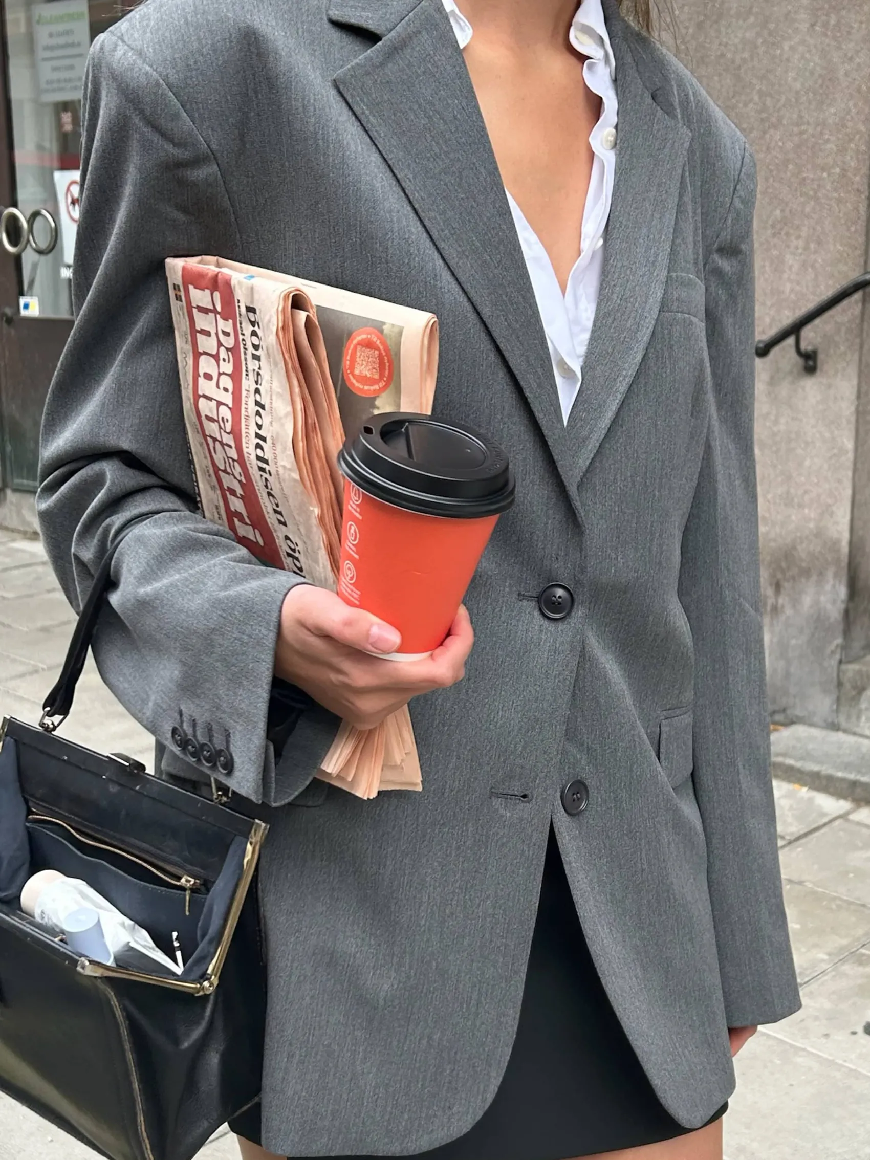 Hot Djerf Avenue Forever Blazer Grey