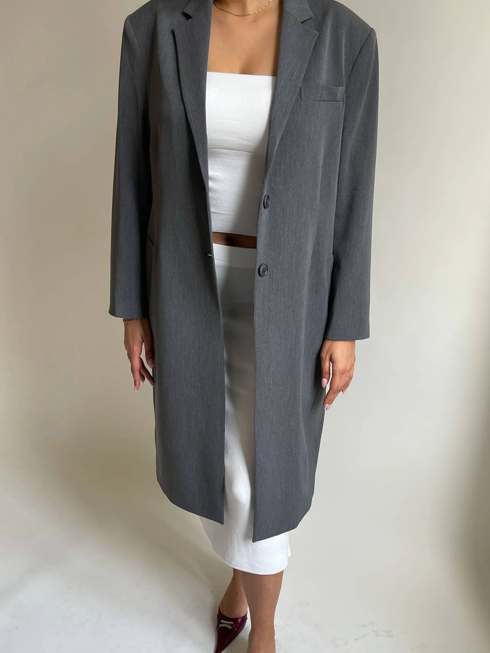 Sale Djerf Avenue Forever Coat Grey