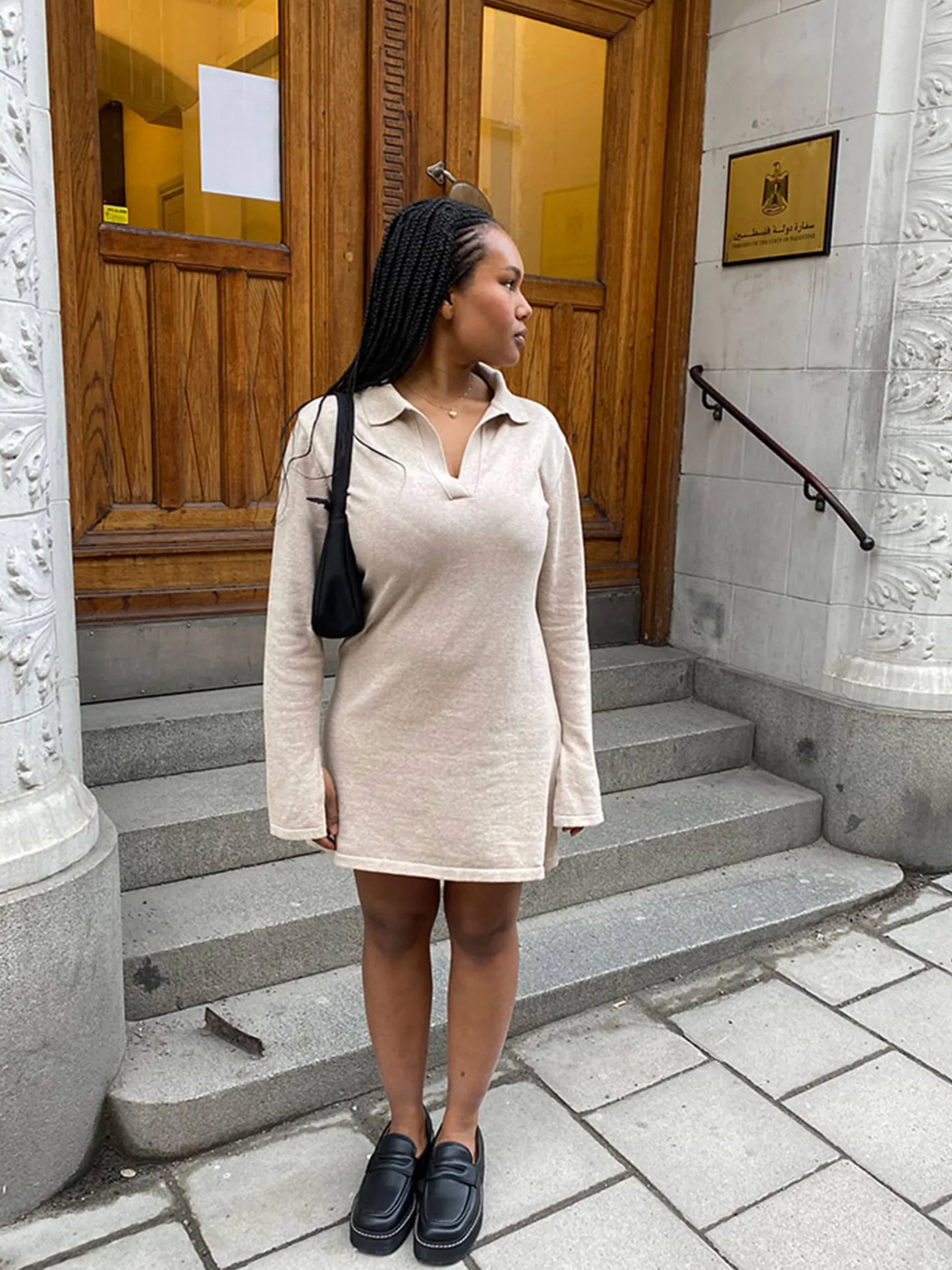 Clearance Djerf Avenue Getaway Dress Sand