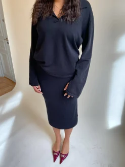 Discount Djerf Avenue Getaway Top Black