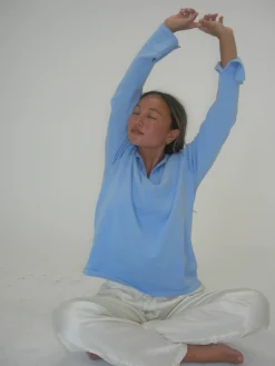 Djerf Avenue Getaway Top Blue