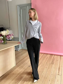 Outlet Djerf Avenue Getaway Top Grey Melange