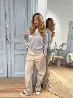 Outlet Djerf Avenue Getaway Top Grey Melange