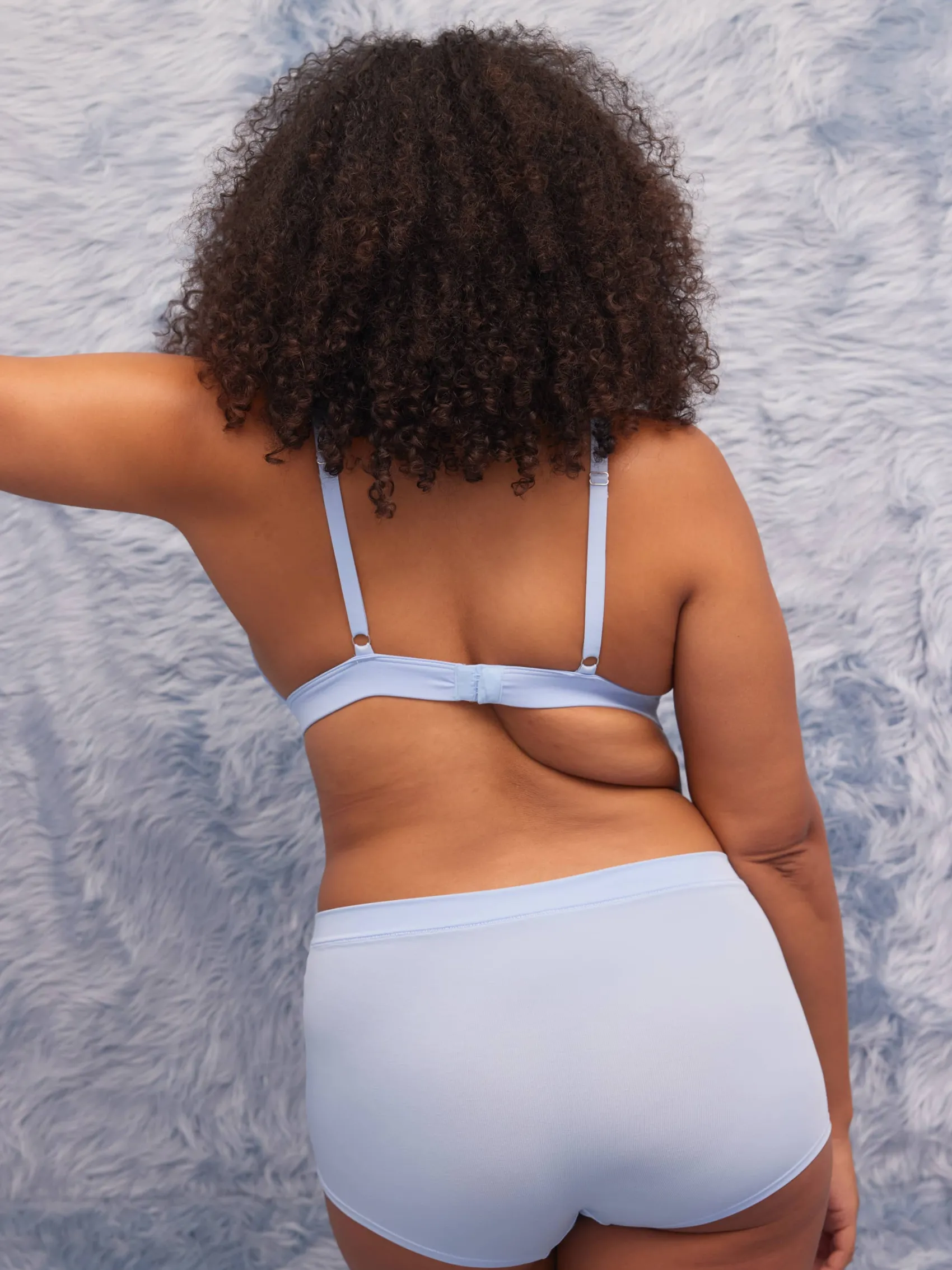 Online Djerf Avenue Go Close Triangle Bralette Blue