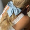 Online Djerf Avenue Go Slow Bow Scrunchie Blue