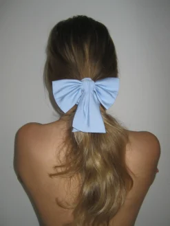 Online Djerf Avenue Go Slow Bow Scrunchie Blue