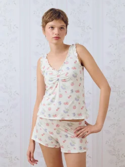 Hot Djerf Avenue Go Slow Frill Camisole Summer Berries