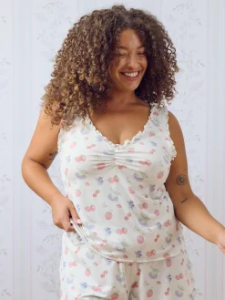 Hot Djerf Avenue Go Slow Frill Camisole Summer Berries