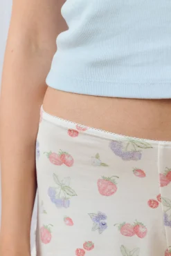 Hot Djerf Avenue Go Slow Frill Shorts Summer Berries