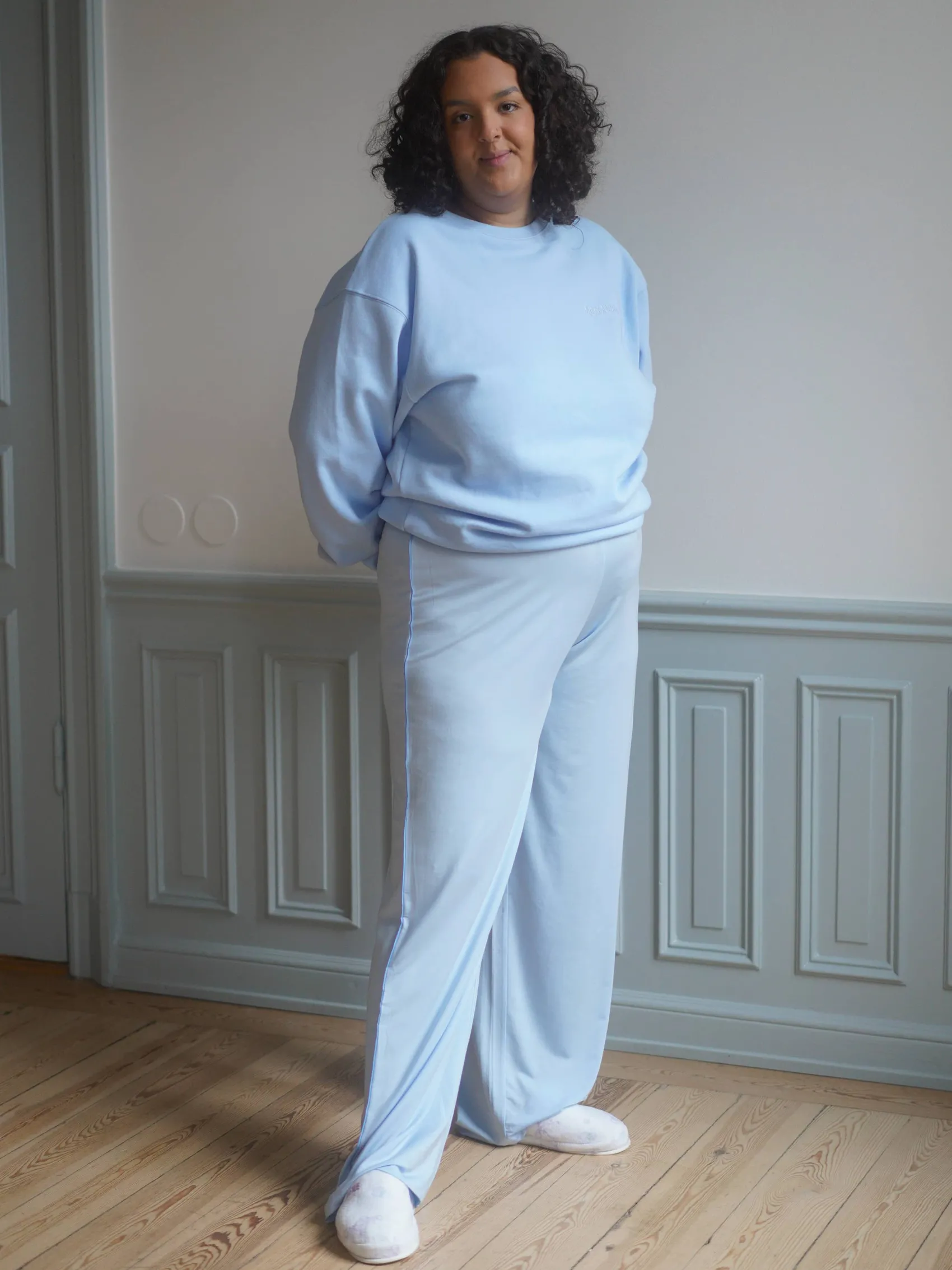 Clearance Djerf Avenue Go Slow Pants Blue