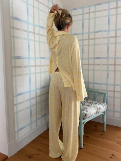 Discount Djerf Avenue Go Slow Pants Lemon Cake