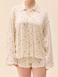 Discount Djerf Avenue Go Slow Shirt Marula Bloom