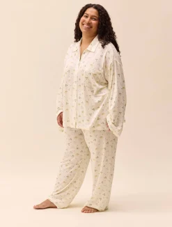 Discount Djerf Avenue Go Slow Shirt Marula Bloom
