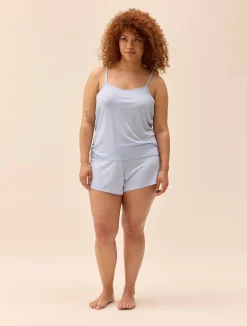 Online Djerf Avenue Go Slow Short Shorts Blue