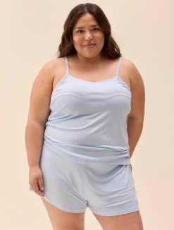 Online Djerf Avenue Go Slow Short Shorts Blue