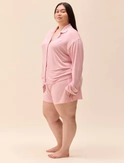 Djerf Avenue Go Slow Short Shorts Pink