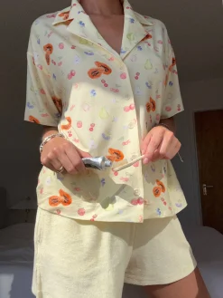 Clearance Djerf Avenue Go Slow Short Sleeve Top Fruit