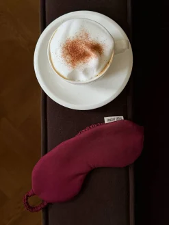 Sale Djerf Avenue Go Slow Sleeping Mask Burgundy