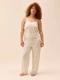 Sale Djerf Avenue Go Slow Strap Top Marula Bloom