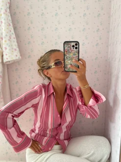 Sale Djerf Avenue Little Shirt Sorbet