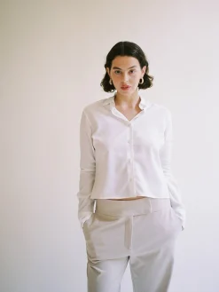 Best Djerf Avenue Little Shirt White