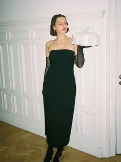 New Djerf Avenue Midi Tube Dress Black