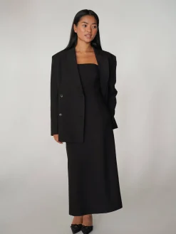 New Djerf Avenue Midi Tube Dress Black
