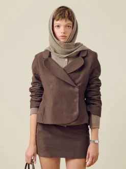 Best Djerf Avenue Moleskin Blazer Brown