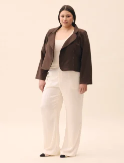 Best Djerf Avenue Moleskin Blazer Brown
