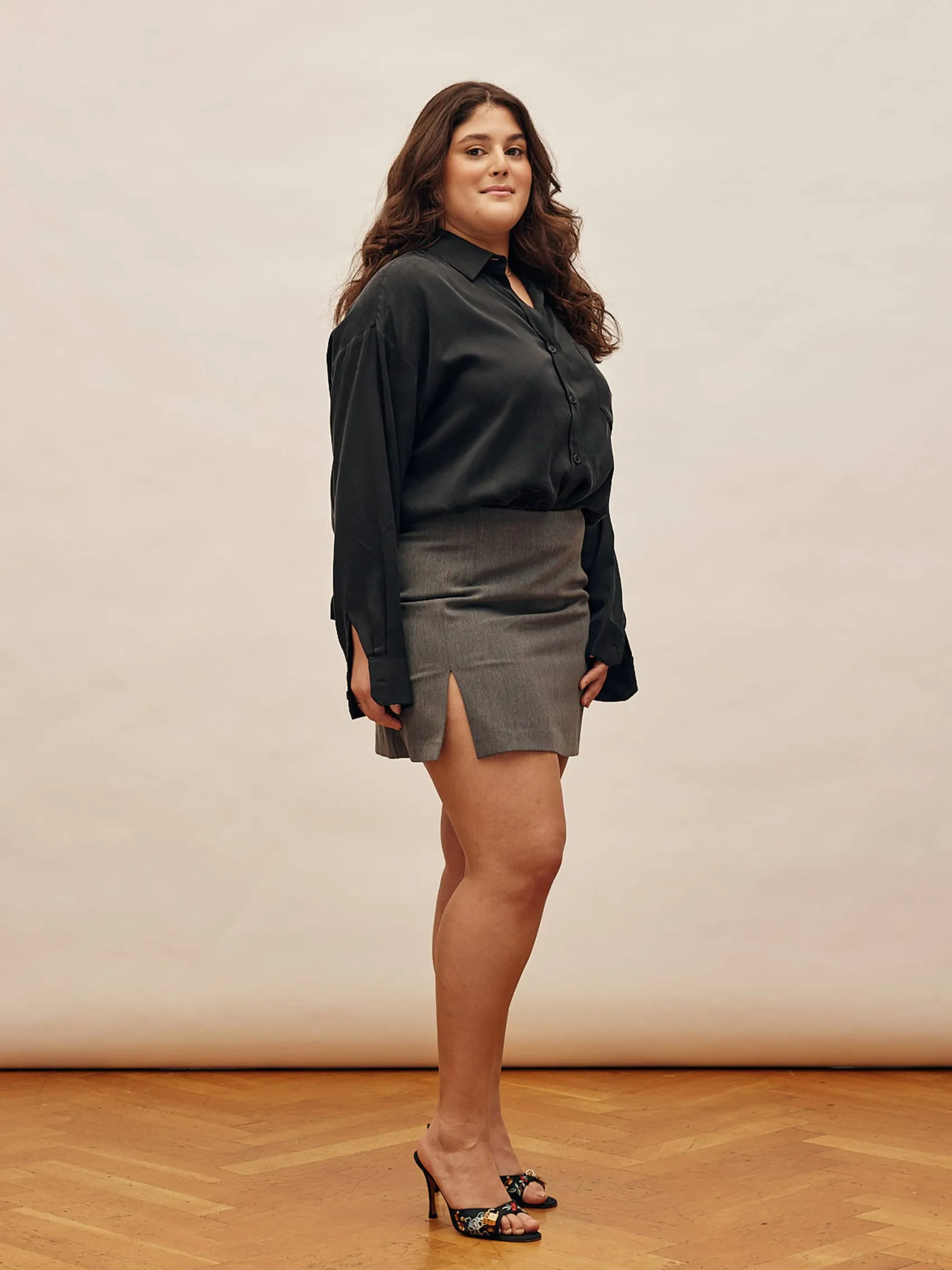 Online Djerf Avenue Must Have Mini Skirt Grey