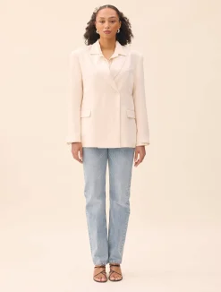 Outlet Djerf Avenue Occasion Blazer White