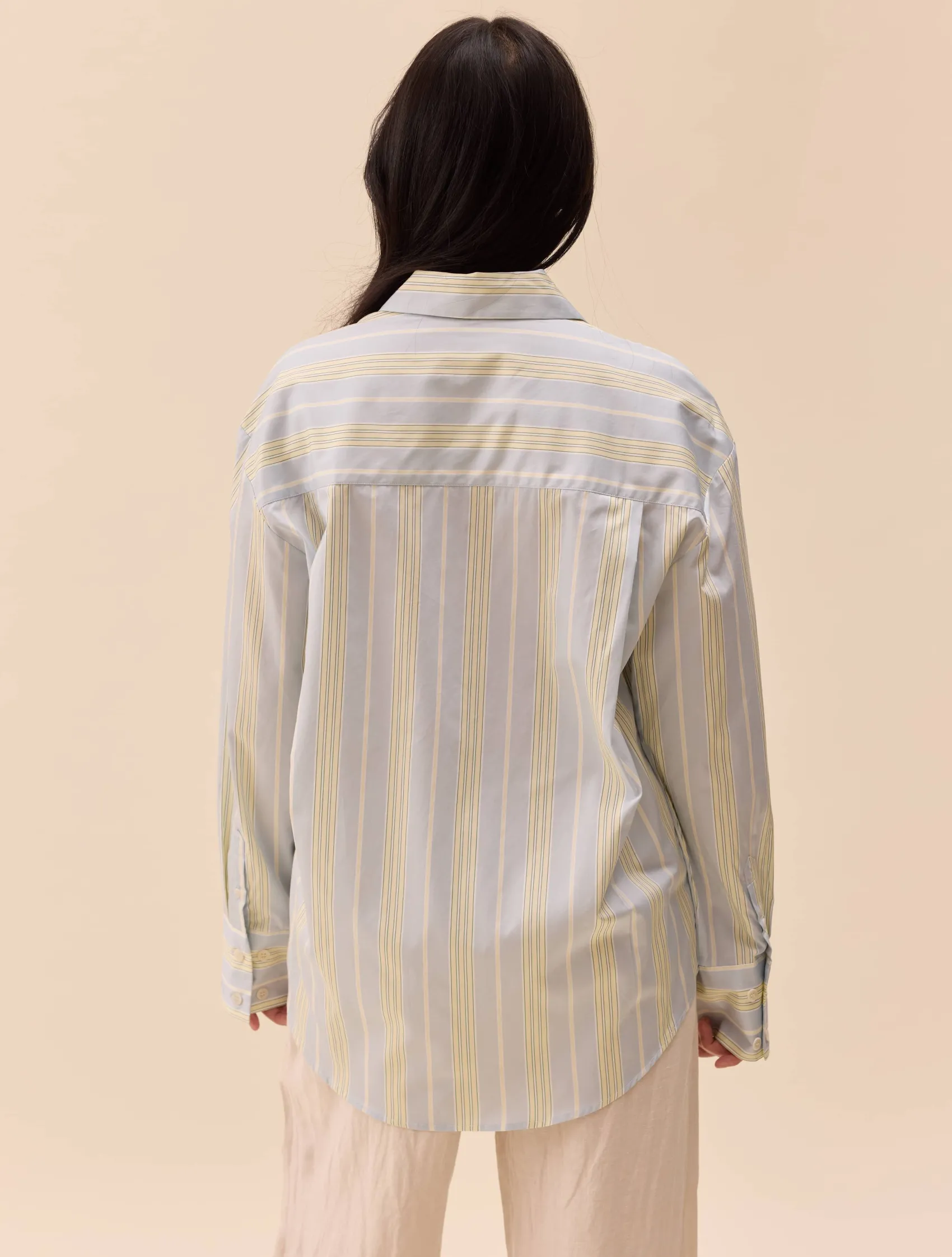 Best Djerf Avenue Poplin Classic Shirt Slushy Stripe