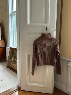 Hot Djerf Avenue Ready Set Go Cardigan Brown