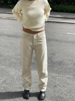 New Djerf Avenue Relaxed Jeans Cream