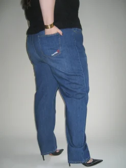 Sale Djerf Avenue Relaxed Jeans Dark Blue