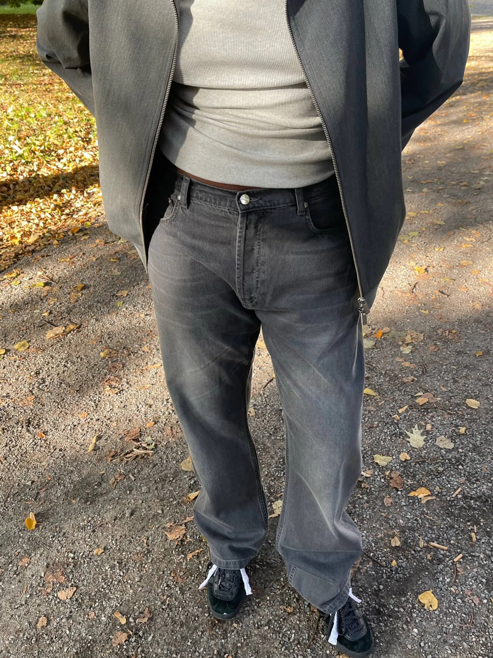 Hot Djerf Avenue Relaxed Jeans Grey