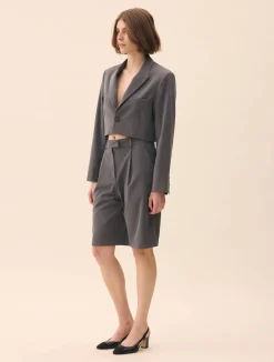 Djerf Avenue Remake Favorite Shorts Grey