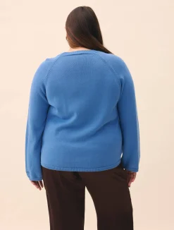 Djerf Avenue Roundneck Sweater Sky Blue