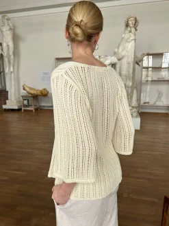 Hot Djerf Avenue Sorella Top Cream Beige