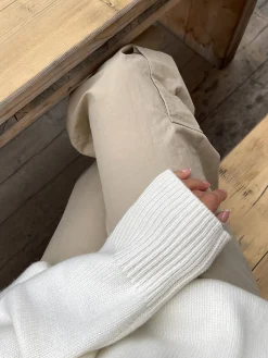 Djerf Avenue Sporty Pants Sand