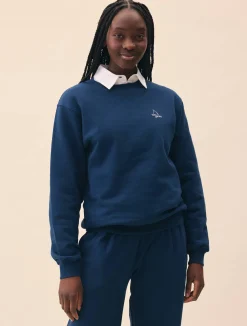 Discount Djerf Avenue Staple Sweatshirt Retro Blue